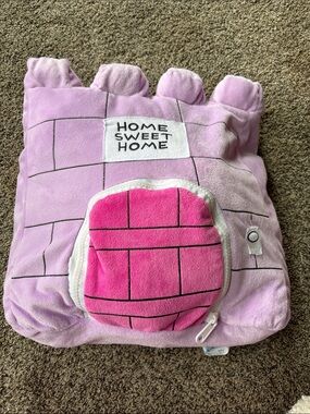 Vintage Happy Nappers Play Pillow-Plush Unicorn Stuffed Animal with Yellow Horn